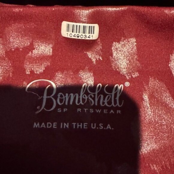 Bombshell Burgandy Leggings and Sports Bra - Picture 13 of 16